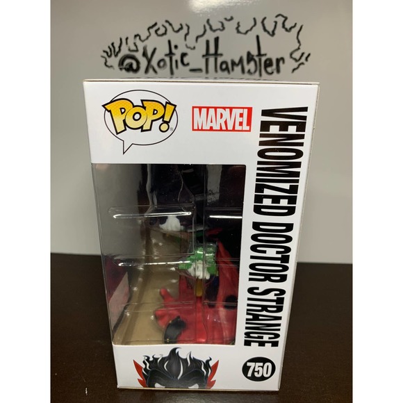 Funko POP! Marvel Venomized Doctor Strange GLOW Boxed Lunch Exclusive - Picture 2 of 6